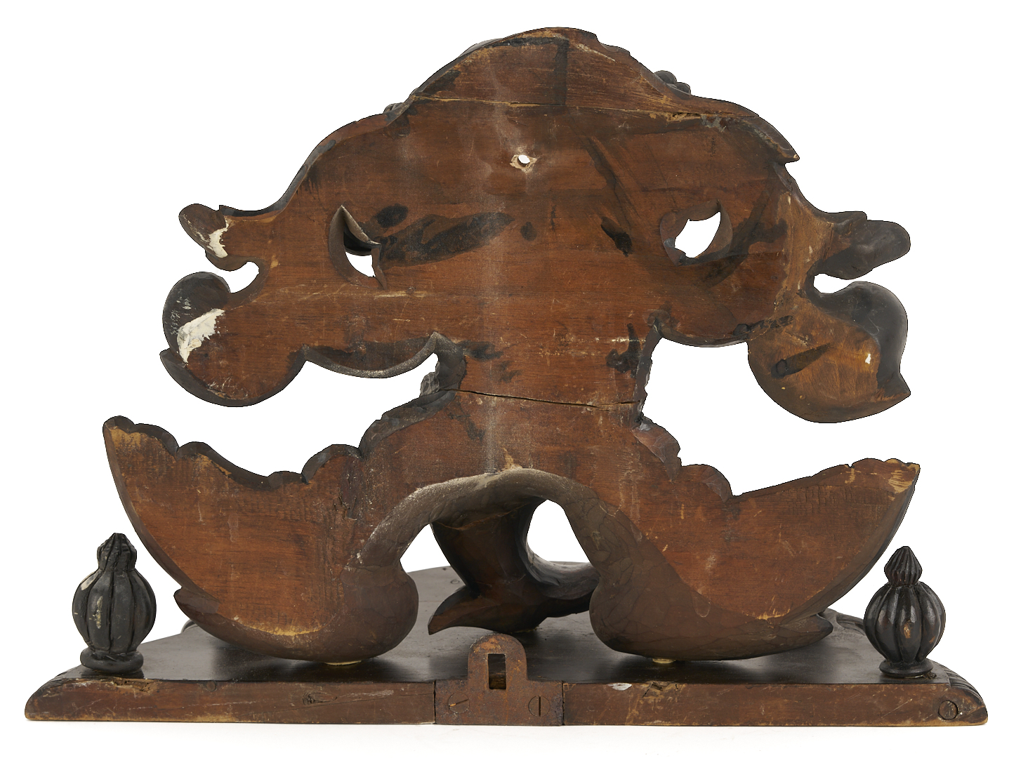 Lot 228: Federal Eagle Mahogany Wall Shelf