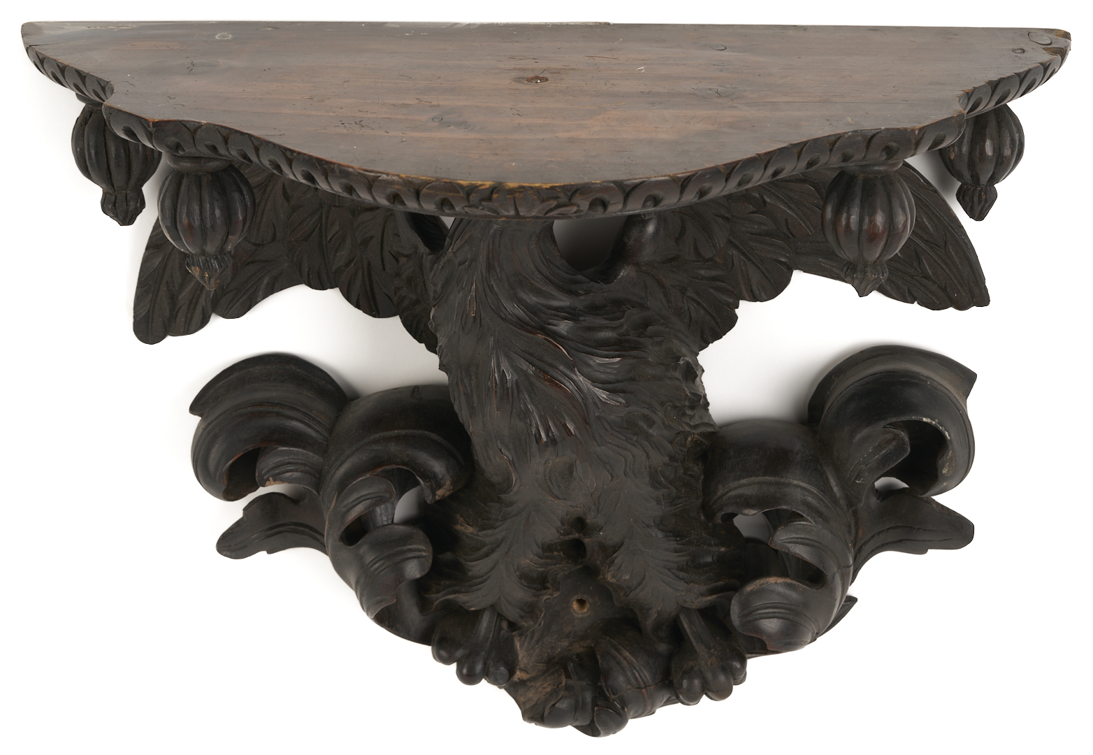 Lot 228: Federal Eagle Mahogany Wall Shelf