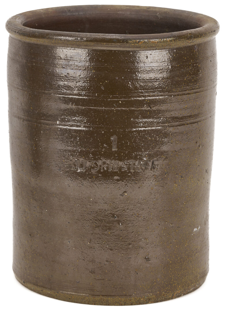 Lot 229: 2 East TN William Grindstaff Pottery Jars