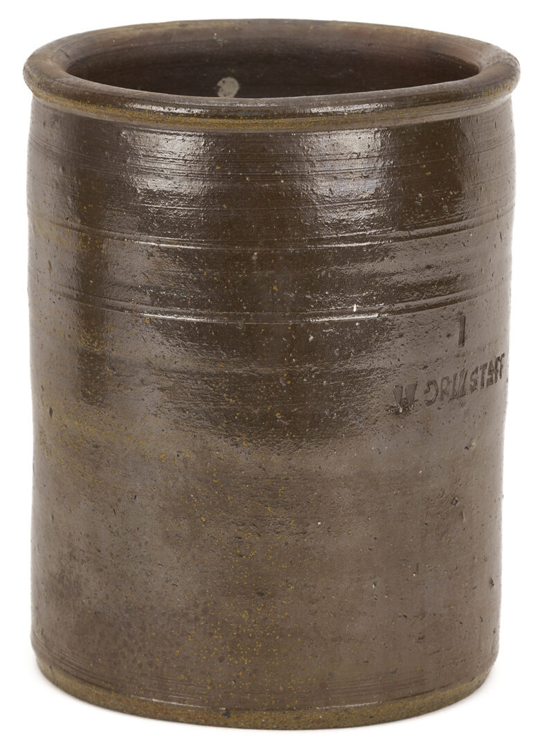 Lot 229: 2 East TN William Grindstaff Pottery Jars