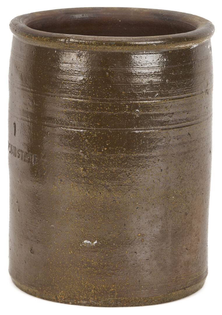 Lot 229: 2 East TN William Grindstaff Pottery Jars