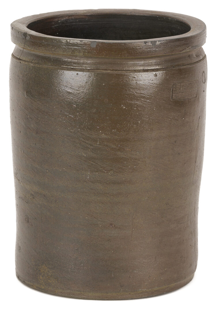 Lot 230: 3 East TN/SW VA Stoneware Jars, incl.Decker & E.W. Mort