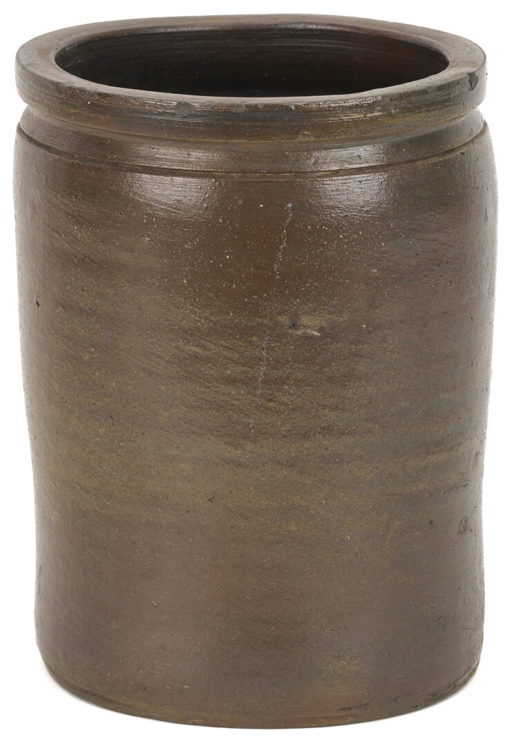 Lot 230: 3 East TN/SW VA Stoneware Jars, incl.Decker & E.W. Mort