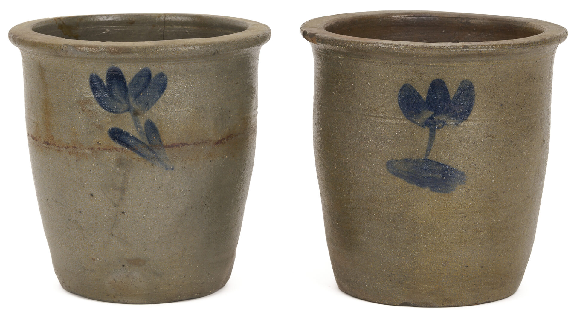 Lot 230: 3 East TN/SW VA Stoneware Jars, incl.Decker & E.W. Mort