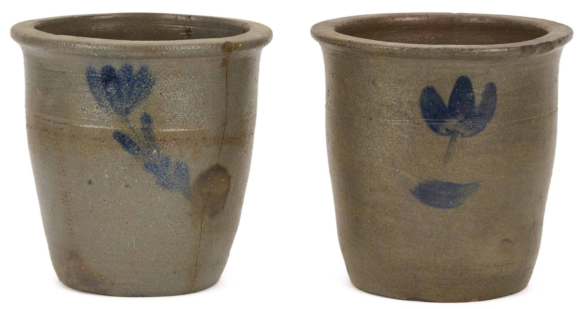 Lot 230: 3 East TN/SW VA Stoneware Jars, incl.Decker & E.W. Mort