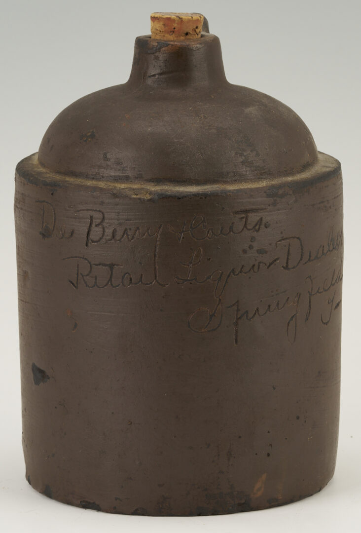 Lot 233: 2 Springfield TN Whiskey Jugs, Pitt and DeBerry/Couts