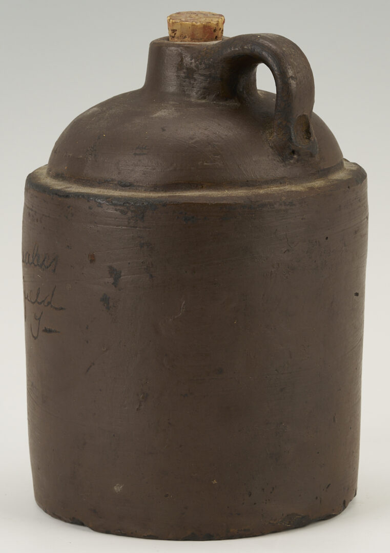 Lot 233: 2 Springfield TN Whiskey Jugs, Pitt and DeBerry/Couts