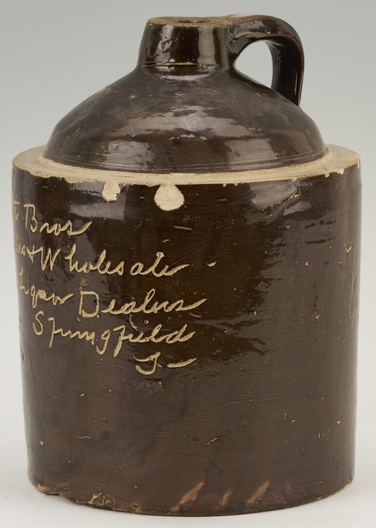 Lot 233: 2 Springfield TN Whiskey Jugs, Pitt and DeBerry/Couts