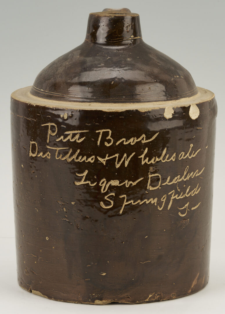 Lot 233: 2 Springfield TN Whiskey Jugs, Pitt and DeBerry/Couts