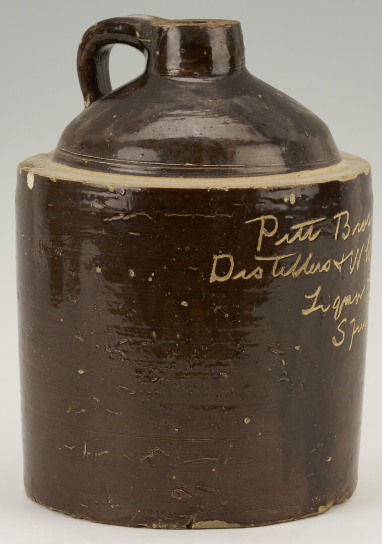 Lot 233: 2 Springfield TN Whiskey Jugs, Pitt and DeBerry/Couts