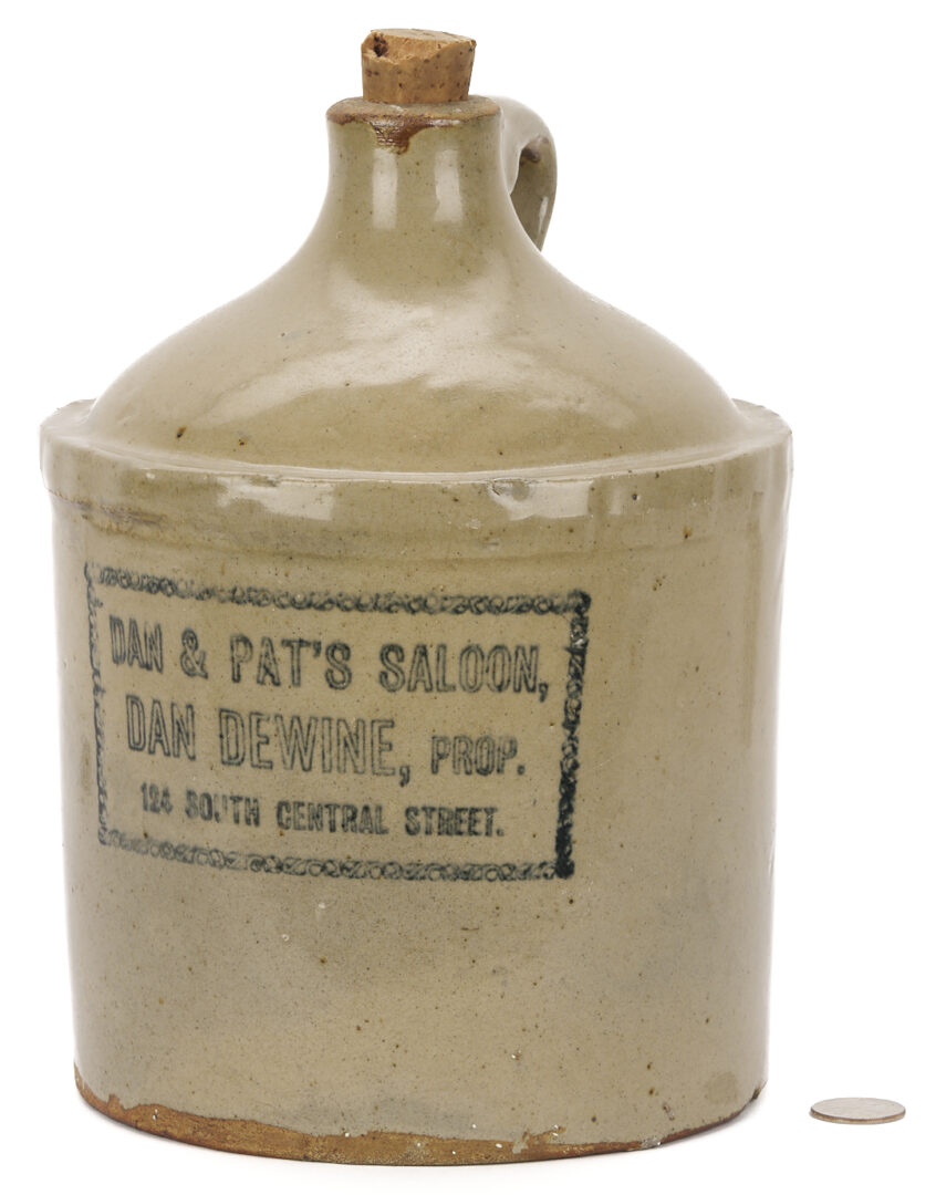 Lot 235: Dan & Pat’s Saloon, Knoxville Whiskey  Jug