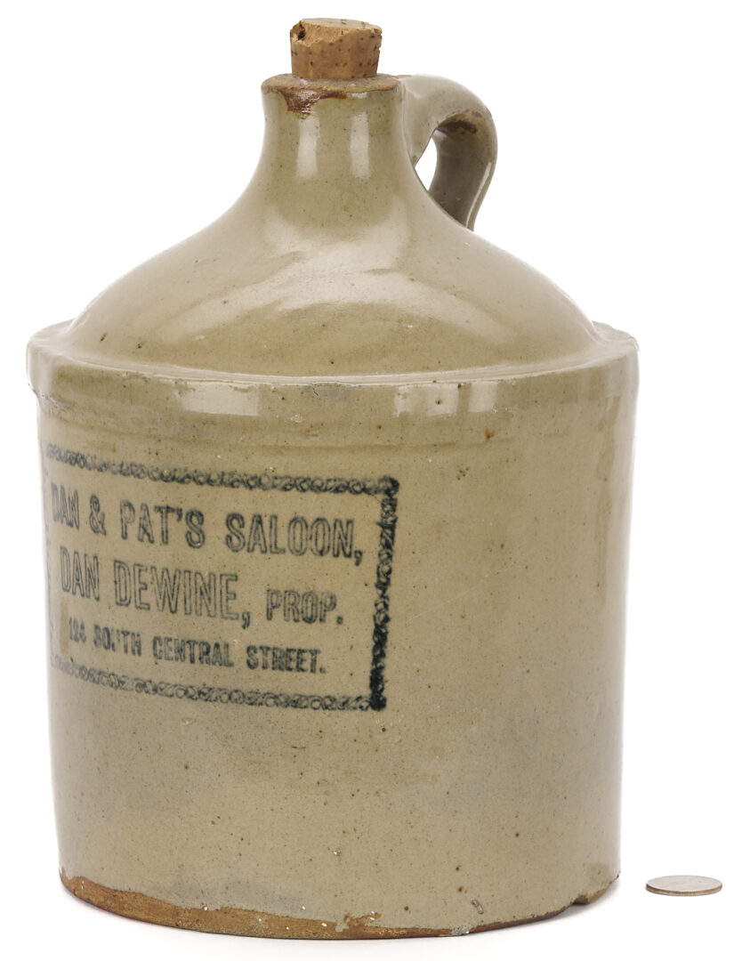Lot 235: Dan & Pat’s Saloon, Knoxville Whiskey  Jug