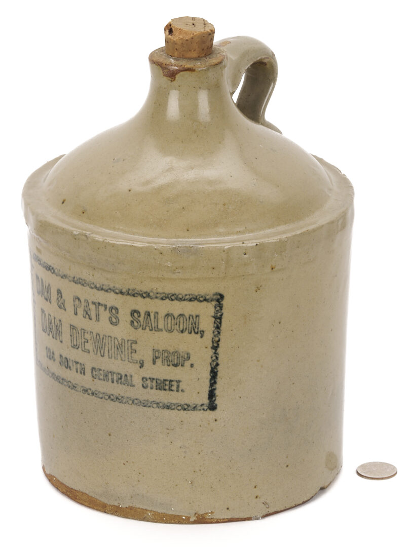 Lot 235: Dan & Pat’s Saloon, Knoxville Whiskey  Jug