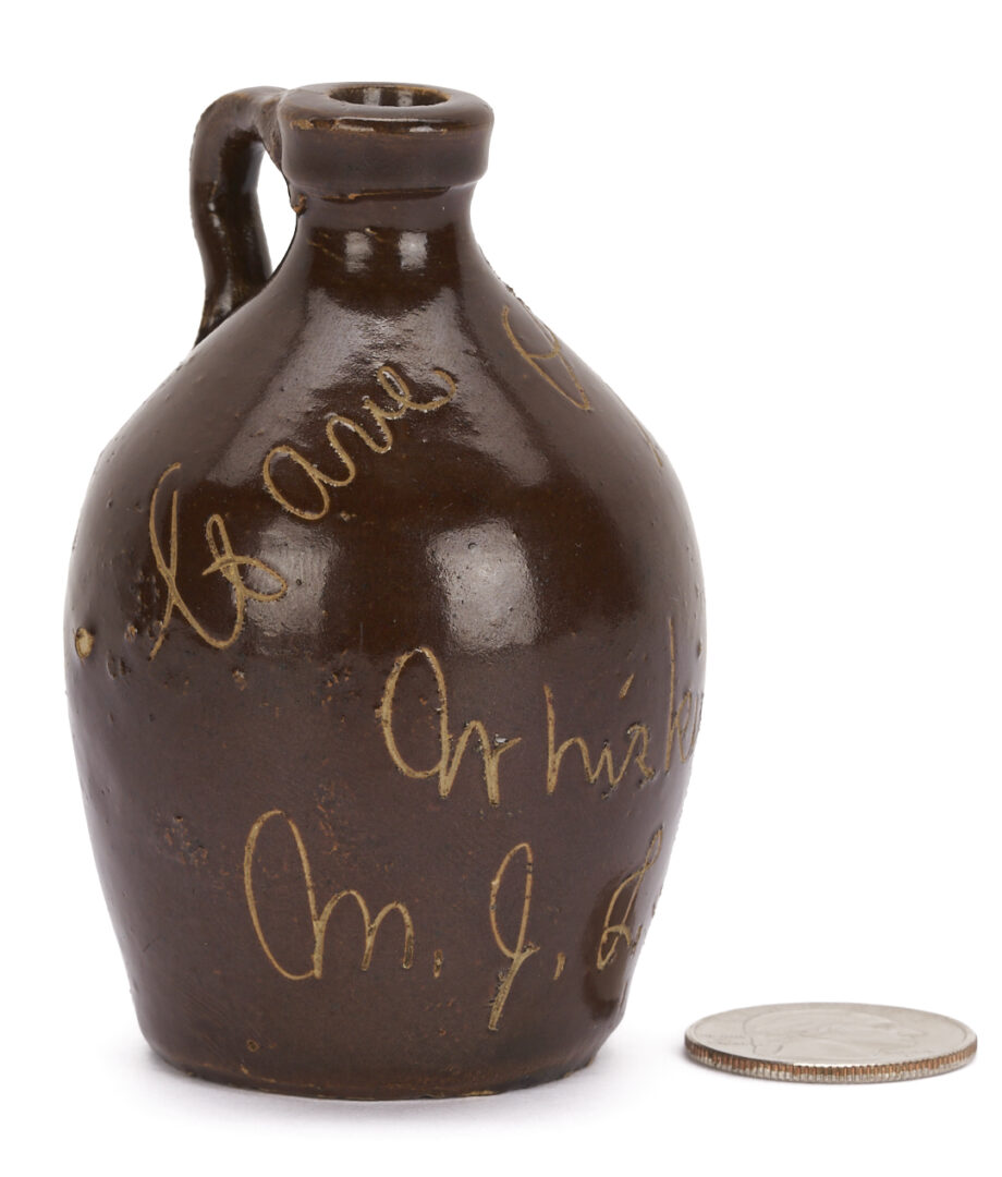 Lot 237: Tennessee Pitt Bros. 1-Gal. Whiskey Jug plus Cave Springs Miniature Jug