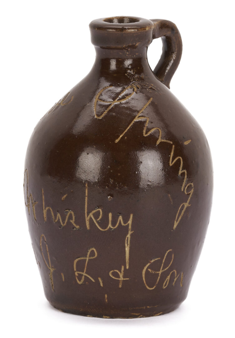 Lot 237: Tennessee Pitt Bros. 1-Gal. Whiskey Jug plus Cave Springs Miniature Jug