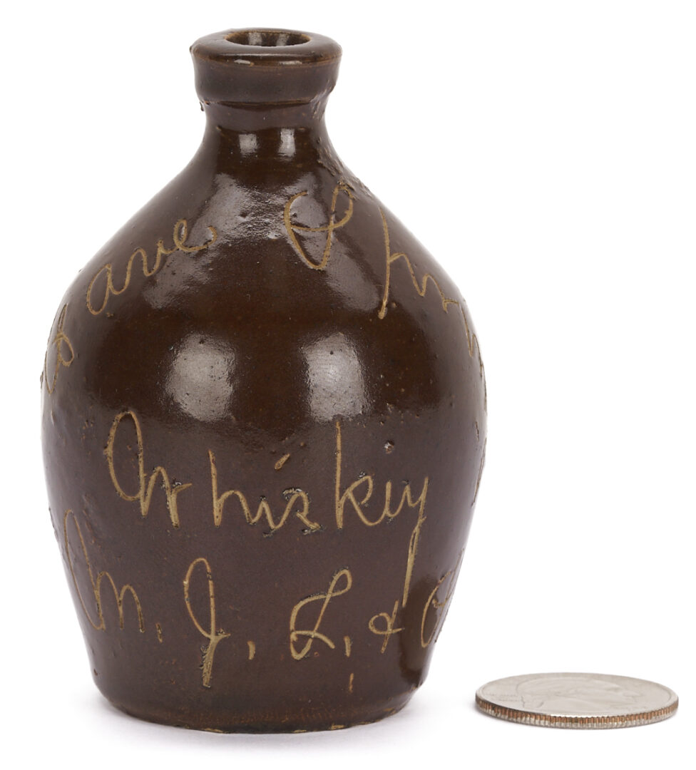 Lot 237: Tennessee Pitt Bros. 1-Gal. Whiskey Jug plus Cave Springs Miniature Jug
