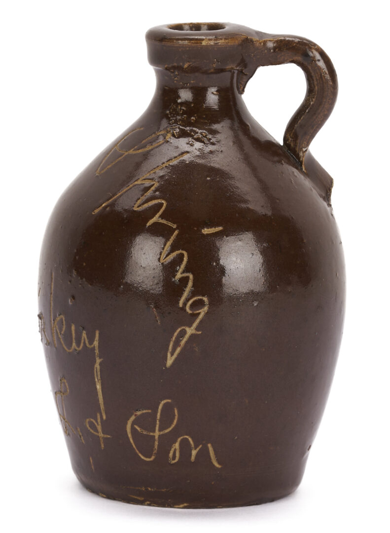 Lot 237: Tennessee Pitt Bros. 1-Gal. Whiskey Jug plus Cave Springs Miniature Jug