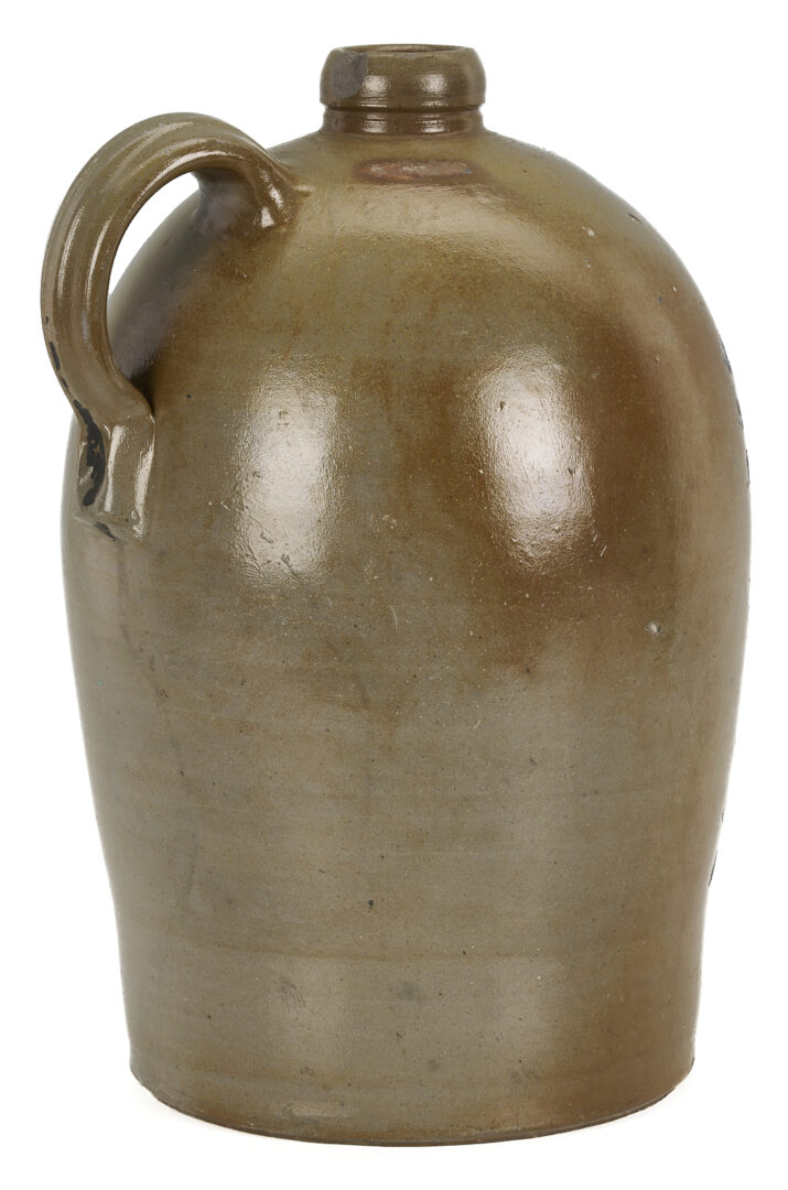 Lot 239: 3 Cobalt Decorated Stoneware Items, incl. Donaghho