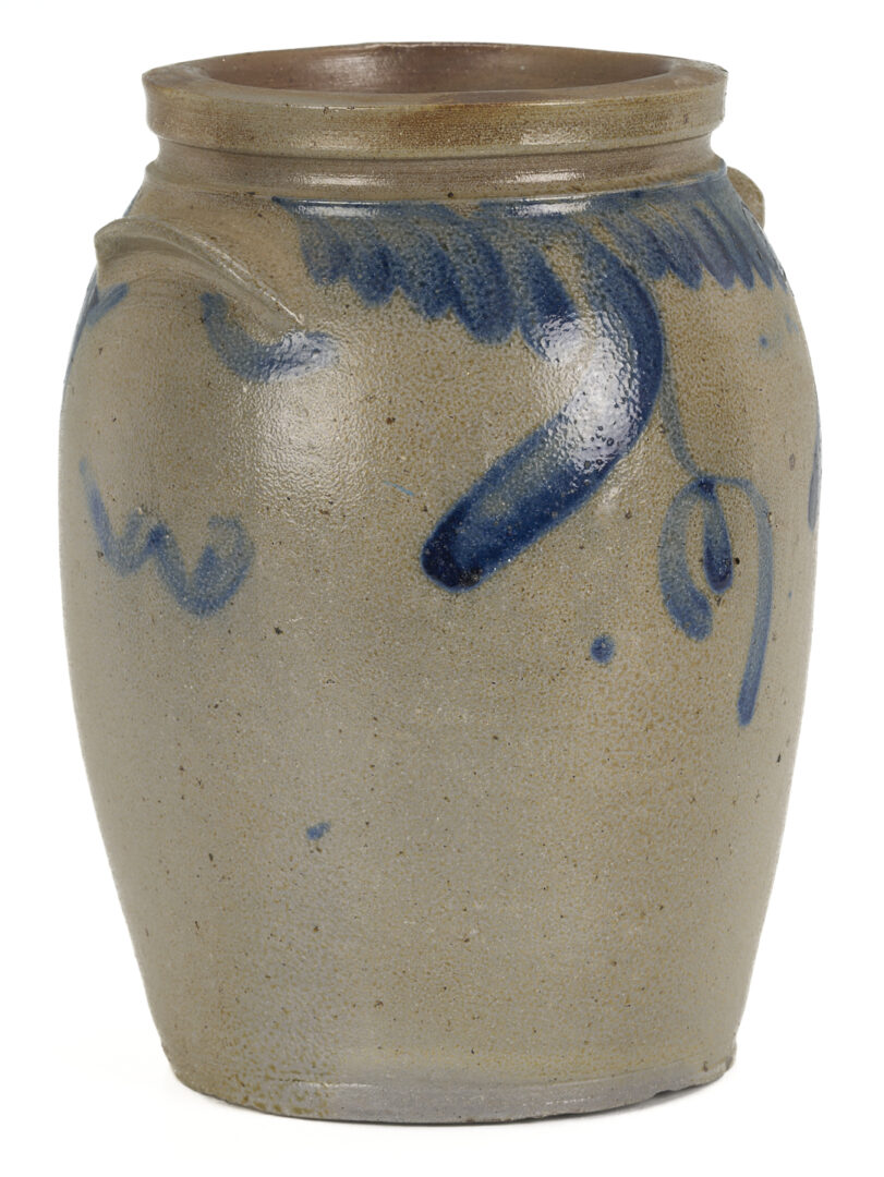 Lot 239: 3 Cobalt Decorated Stoneware Items, incl. Donaghho