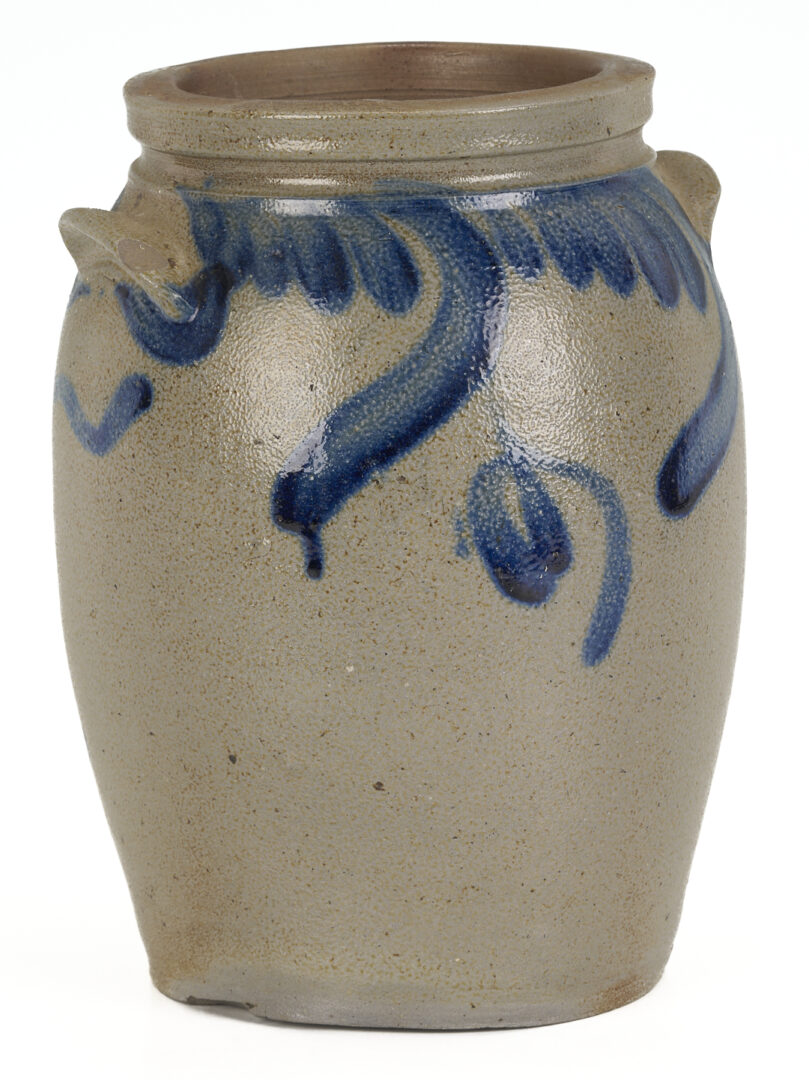 Lot 239: 3 Cobalt Decorated Stoneware Items, incl. Donaghho