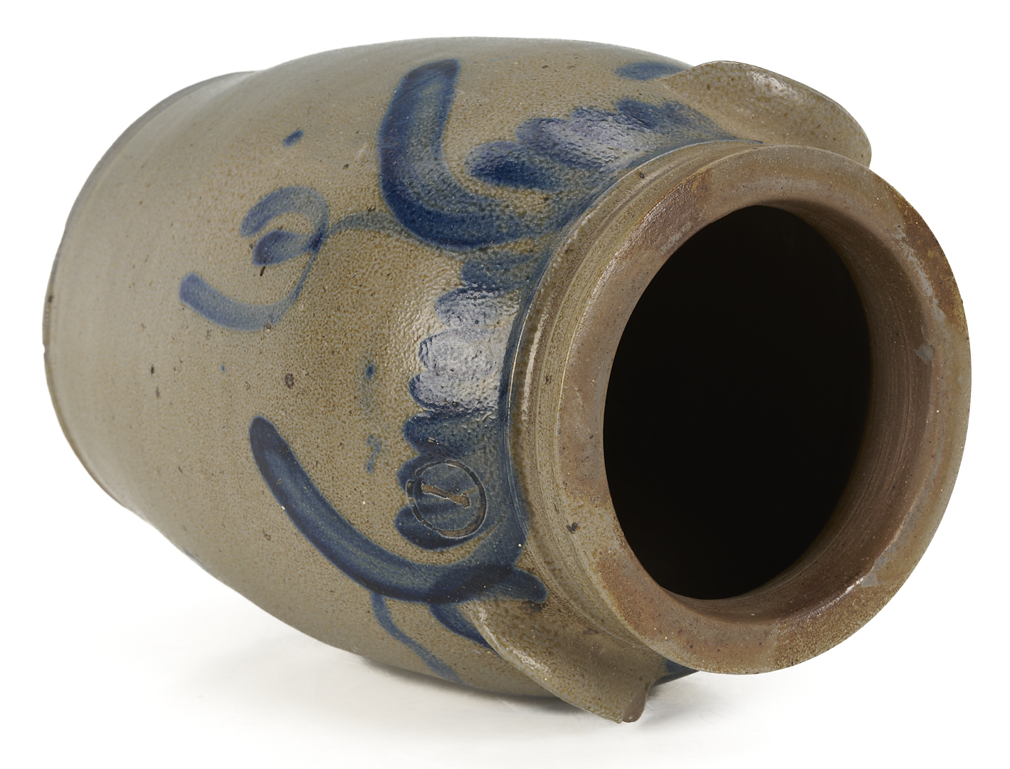 Lot 239: 3 Cobalt Decorated Stoneware Items, incl. Donaghho
