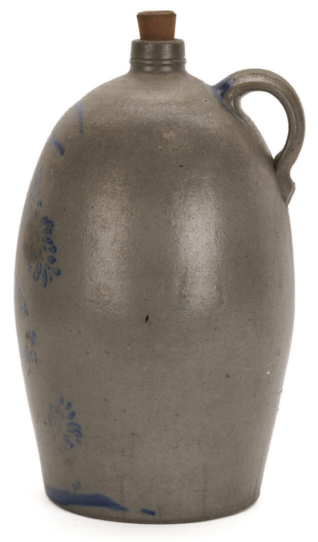 Lot 240: Jas. Hamilton Greensboro PA Jug, 3 Gallon Ovoid Form