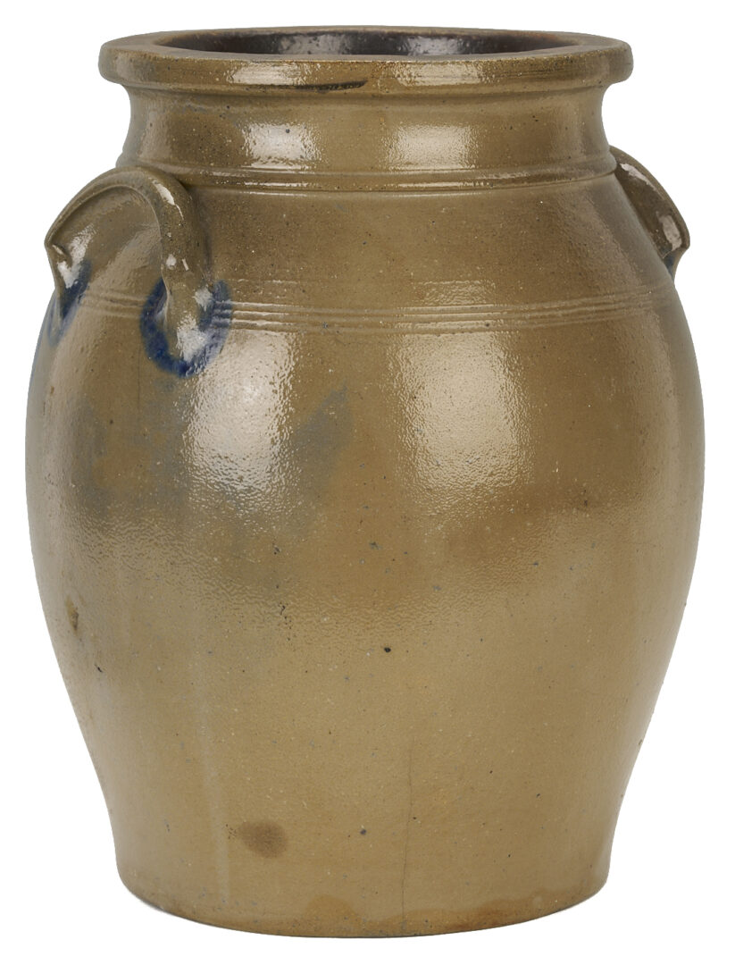 Lot 241: J. Weaver Cobalt Decorated Jar