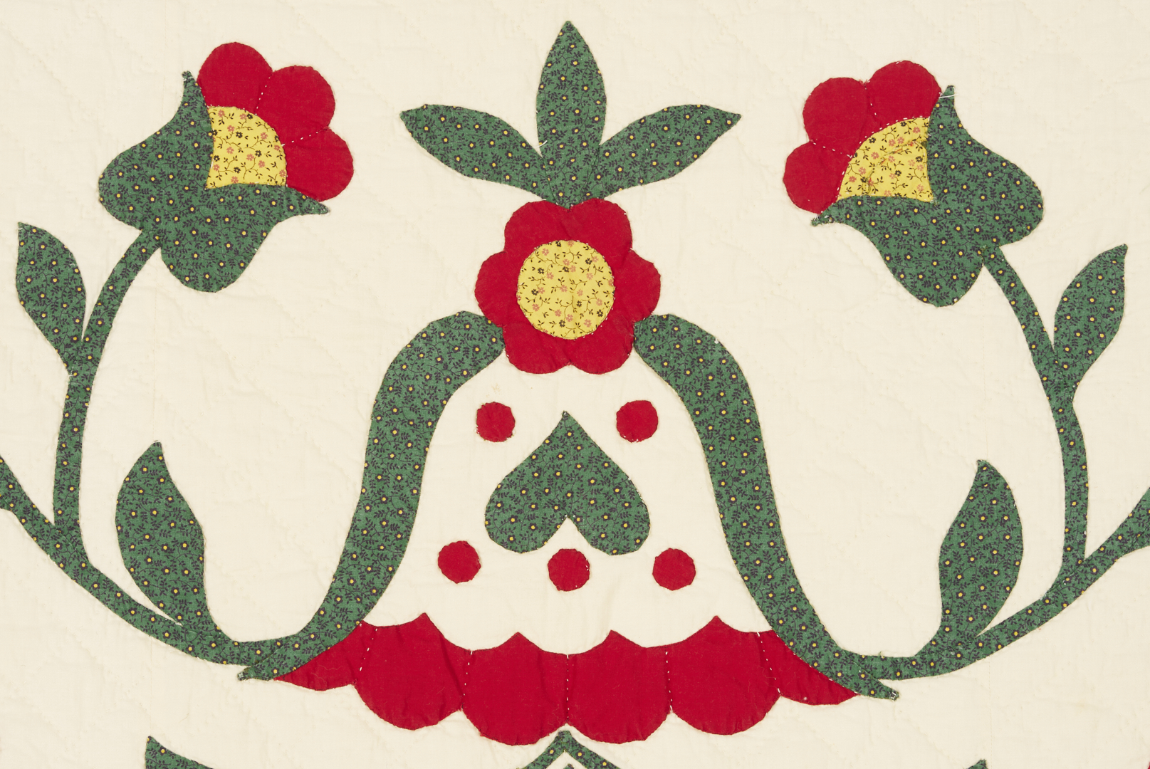 Lot 244: Colonial Revival Patriotic Quilt w/ Eagle