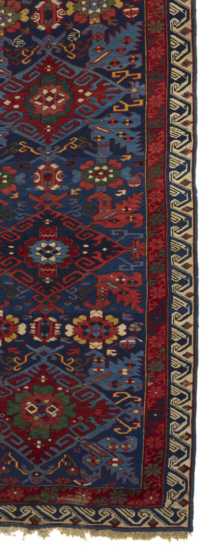 Lot 249: Antique Kuba Seichour Runner, 10 ft