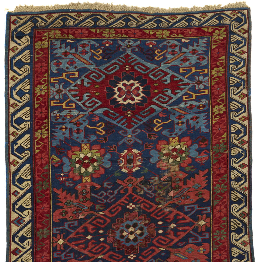 Lot 249: Antique Kuba Seichour Runner, 10 ft