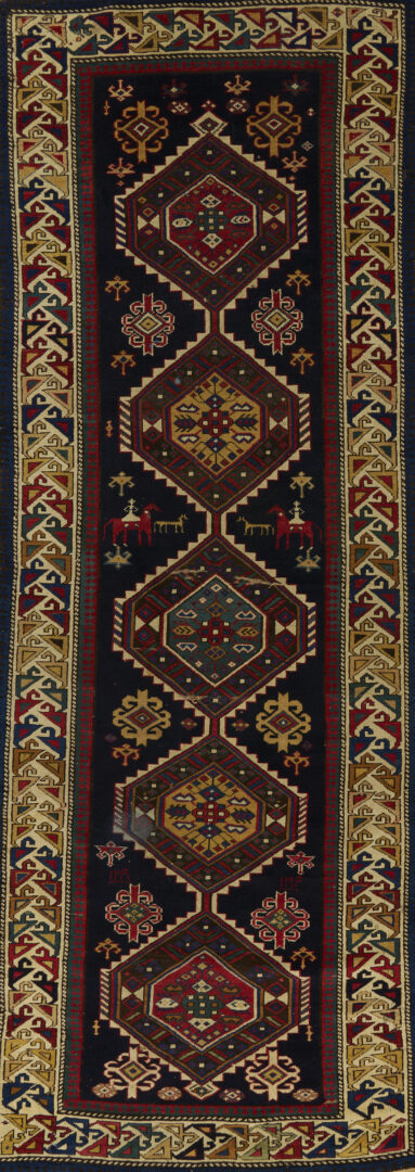 Lot 250: Antique Caucasian Shirvan Runner, 9 1/2 ft