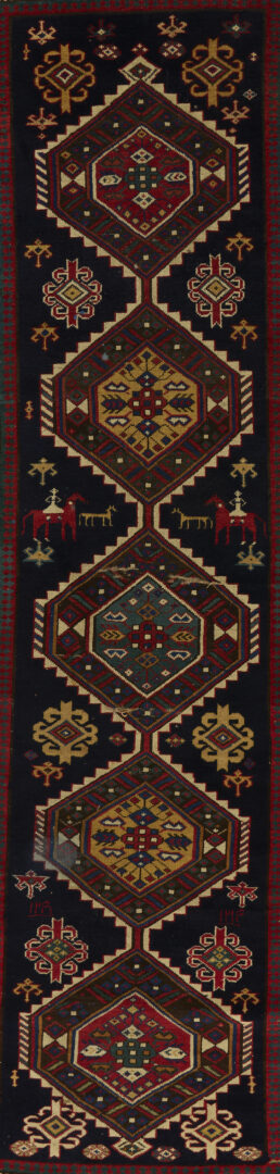 Lot 250: Antique Caucasian Shirvan Runner, 9 1/2 ft