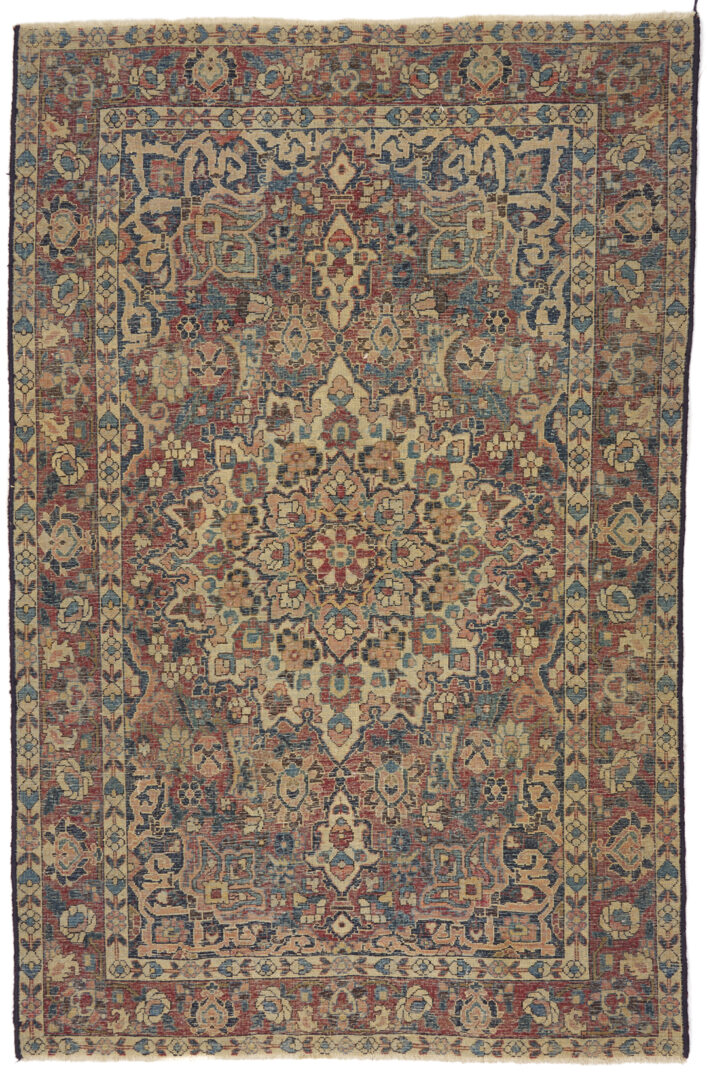 Lot 251: Antique Persian Bakhtiyari Rug, 5×7