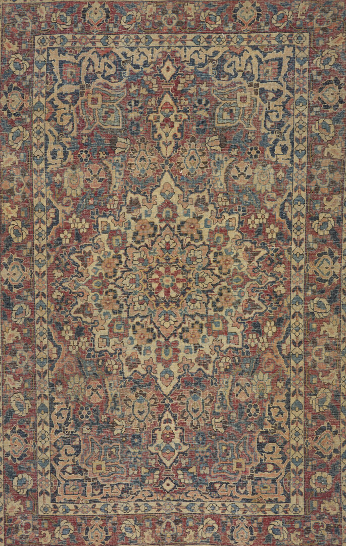 Lot 251: Antique Persian Bakhtiyari Rug, 5×7