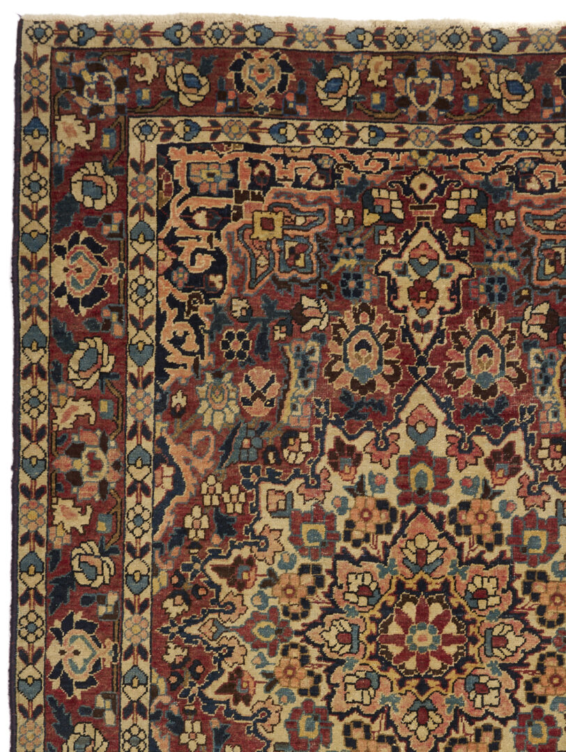 Lot 251: Antique Persian Bakhtiyari Rug, 5×7