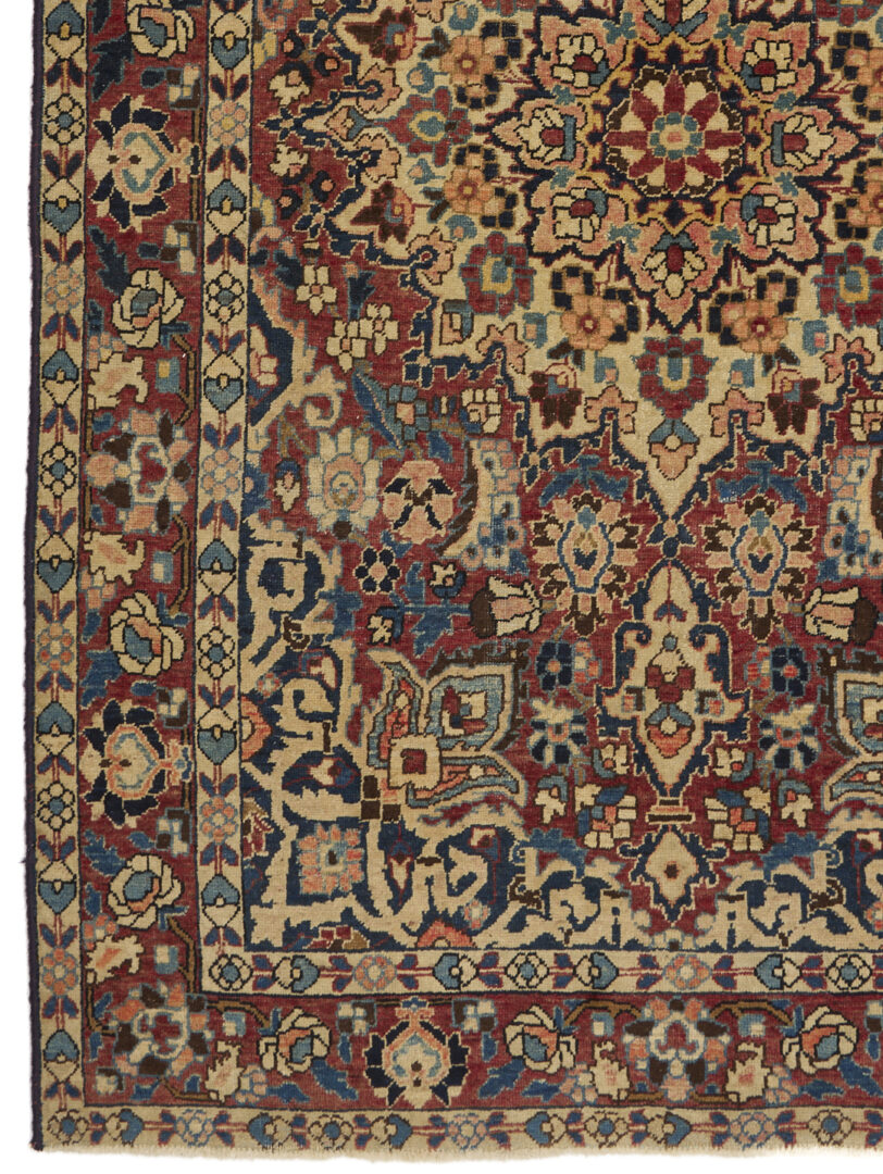 Lot 251: Antique Persian Bakhtiyari Rug, 5×7