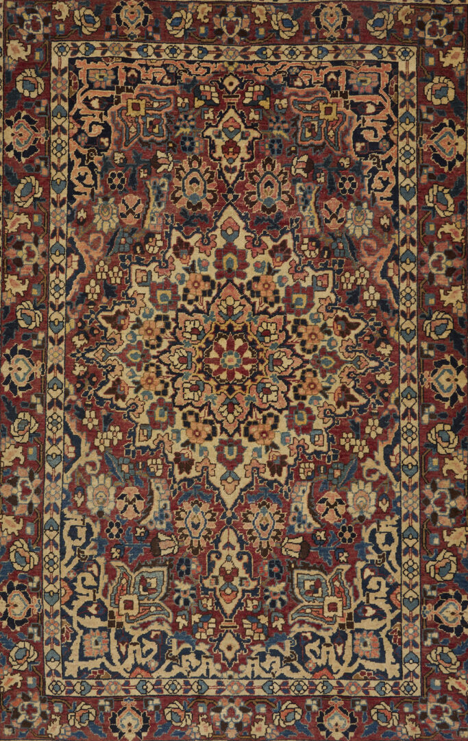 Lot 251: Antique Persian Bakhtiyari Rug, 5×7