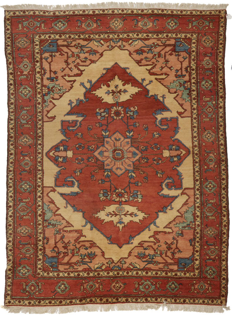 Lot 255: Vintage Serapi style Rug, Mason Purcell 10 x 6