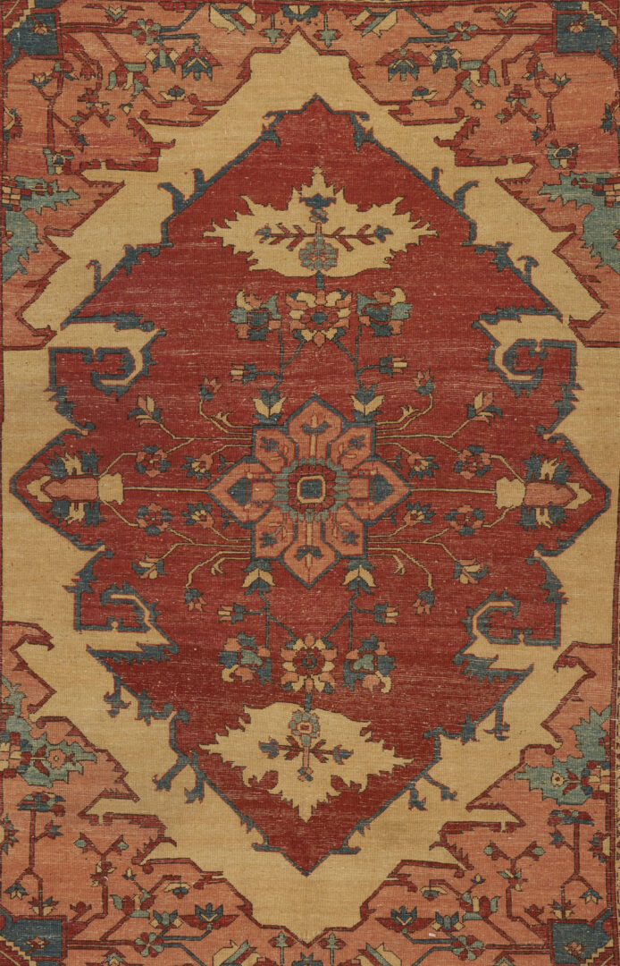 Lot 255: Vintage Serapi style Rug, Mason Purcell 10 x 6