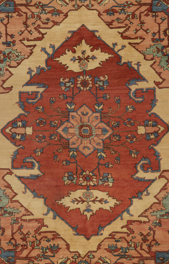 Lot 255: Vintage Serapi style Rug, Mason Purcell 10 x 6