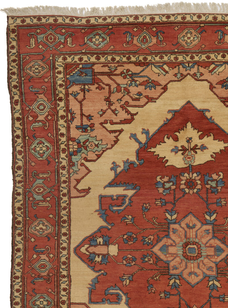 Lot 255: Vintage Serapi style Rug, Mason Purcell 10 x 6