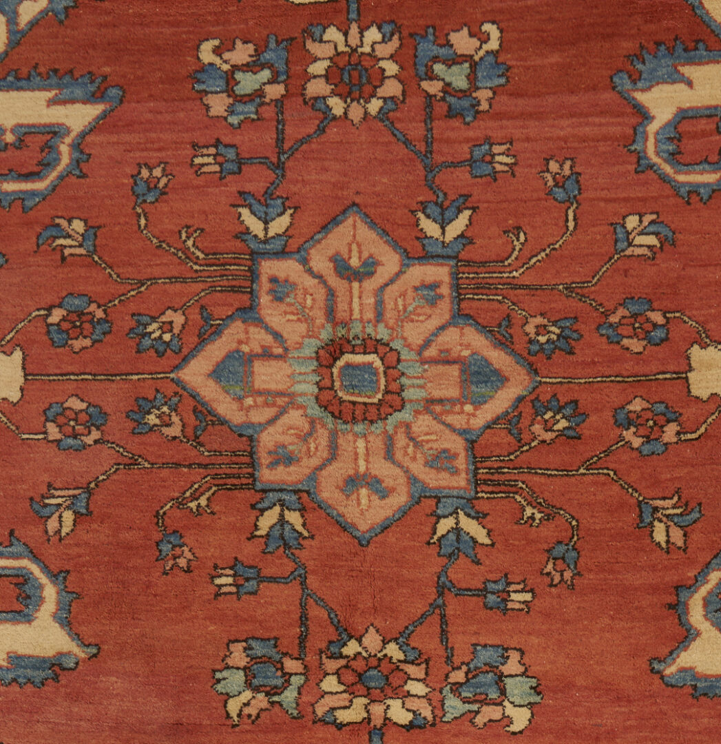 Lot 255: Vintage Serapi style Rug, Mason Purcell 10 x 6