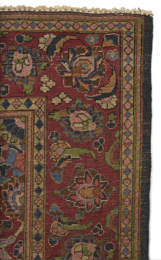 Lot 257: Vintage Persian Kashan Medallion Rug