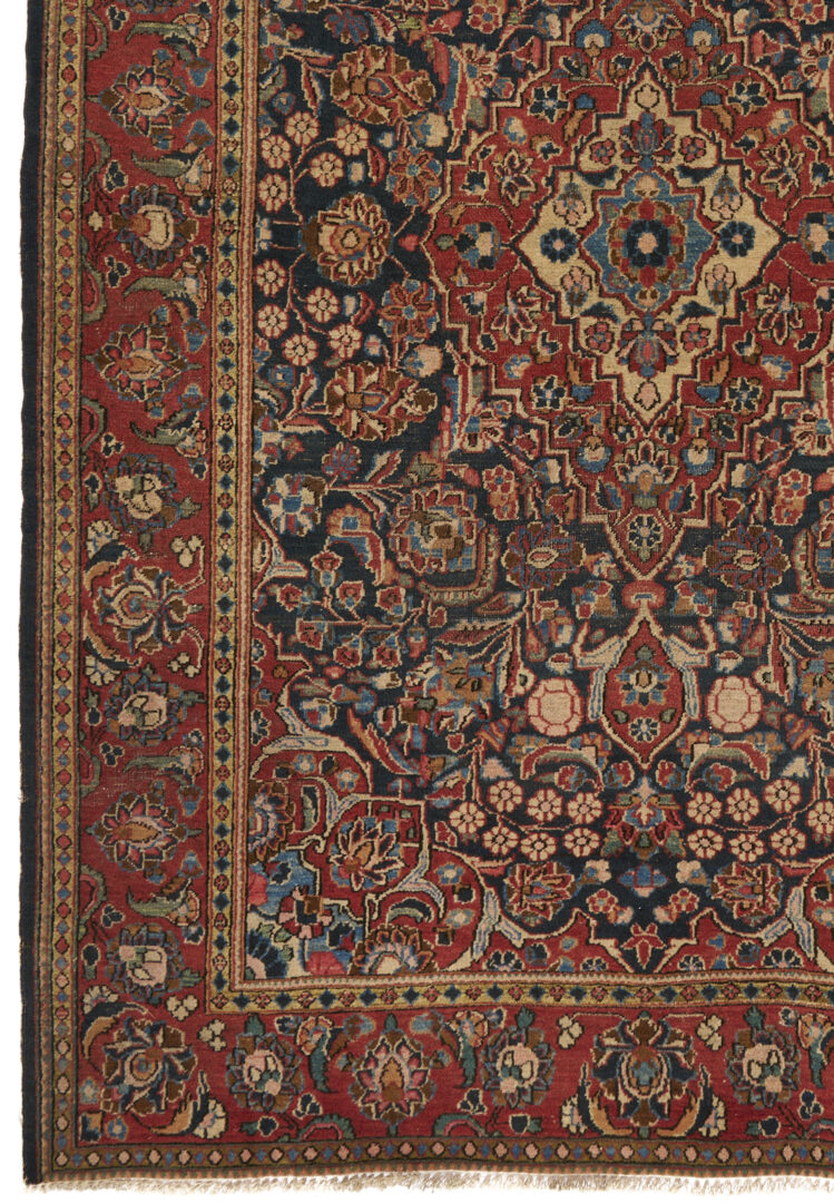 Lot 257: Vintage Persian Kashan Medallion Rug