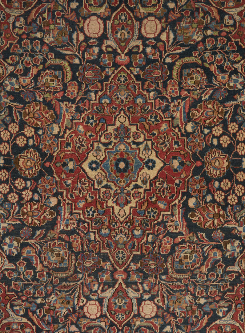 Lot 257: Vintage Persian Kashan Medallion Rug