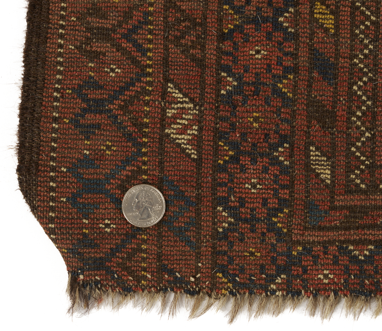Lot 259: 3 Antique Turkmen Prayer Rugs, Incl. Baluch & Ersari