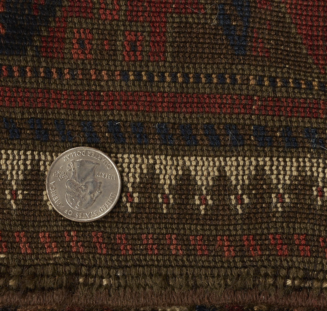 Lot 259: 3 Antique Turkmen Prayer Rugs, Incl. Baluch & Ersari