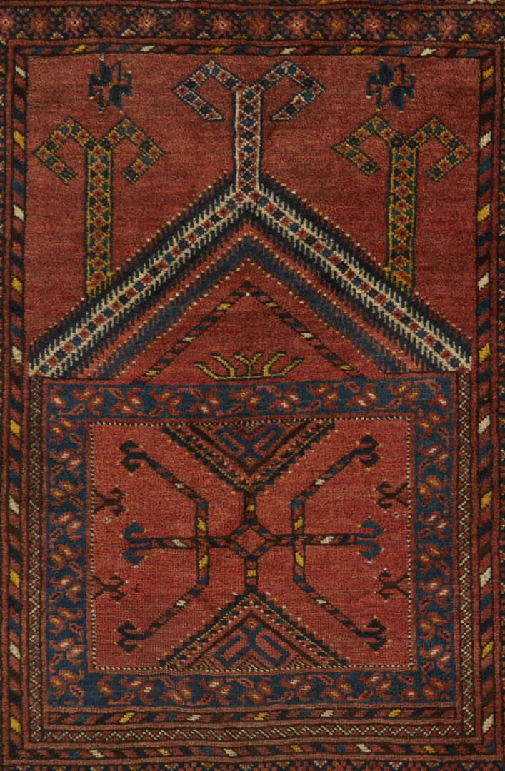 Lot 259: 3 Antique Turkmen Prayer Rugs, Incl. Baluch & Ersari