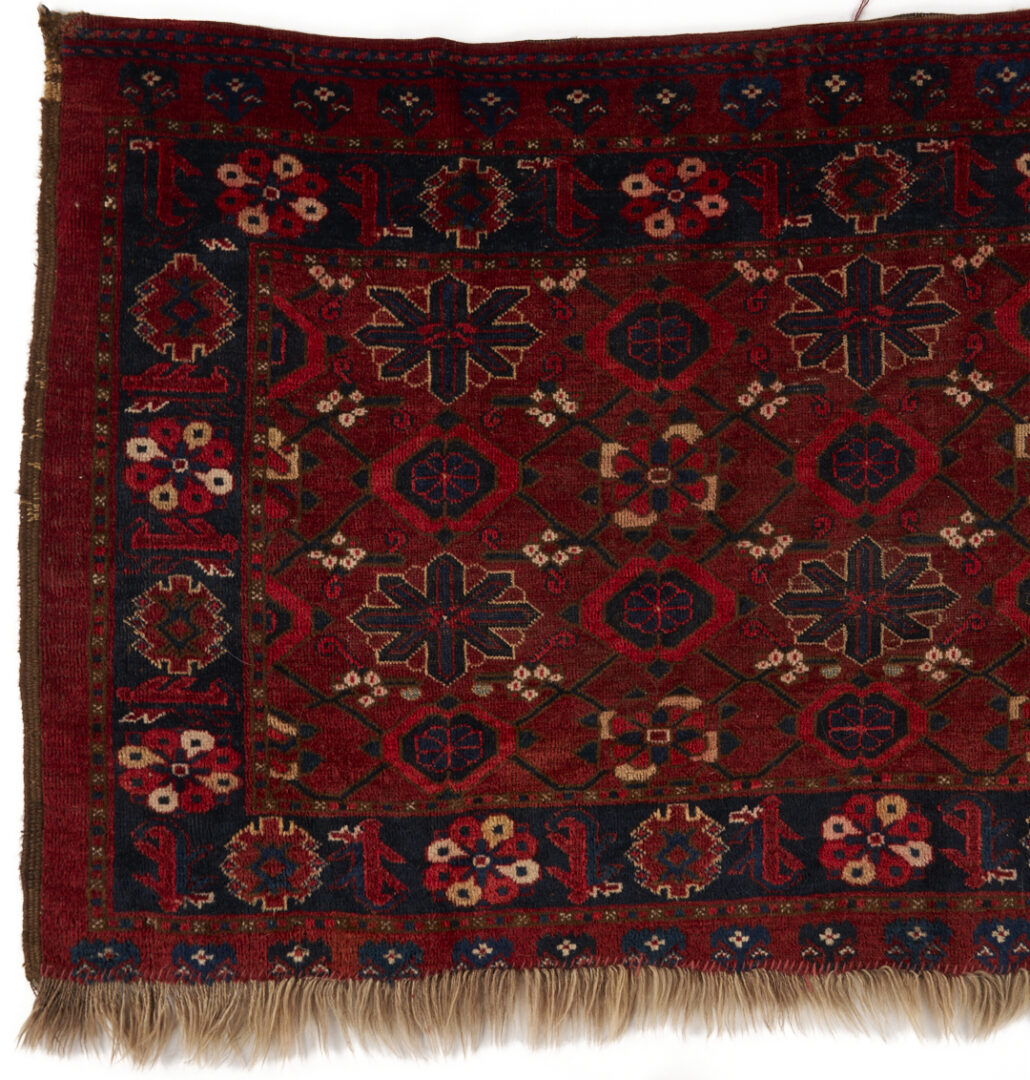 Lot 260: 2 Antique Turkman Rugs, Beshir Torba & Yomud Chuval