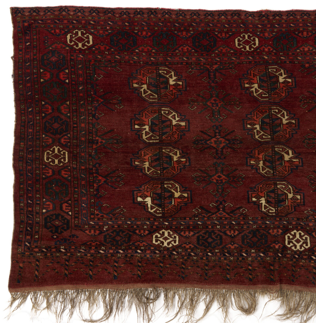 Lot 260: 2 Antique Turkman Rugs, Beshir Torba & Yomud Chuval